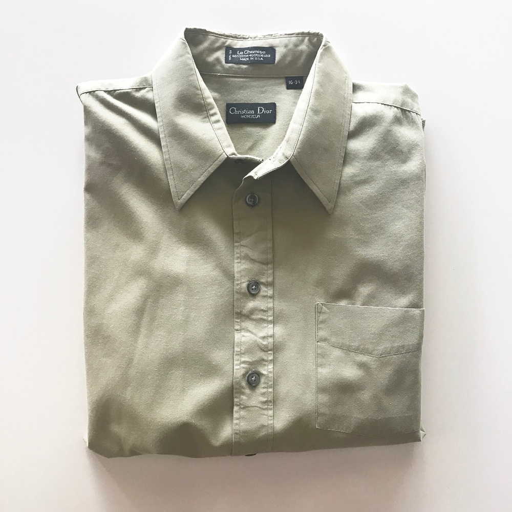 Christian Dior Long Sleeve Dress Shirt 16 - Picture 4 of 8
